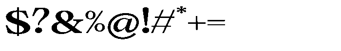 Calgine Serif Variable Calgine Serif Bold Expanded Font OTHER CHARS