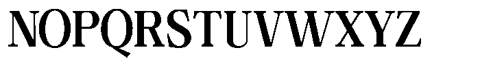 Calgine Serif Variable Calgine Serif Bold Semi Condensed Font UPPERCASE