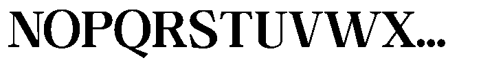 Calgine Serif Variable Calgine Serif Bold Font UPPERCASE
