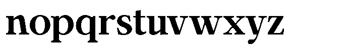 Calgine Serif Variable Calgine Serif Bold Font LOWERCASE