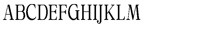 Calgine Serif Variable Calgine Serif Condensed Font UPPERCASE