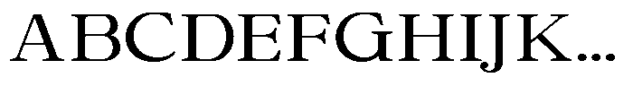 Calgine Serif Variable Calgine Serif Expanded Font UPPERCASE