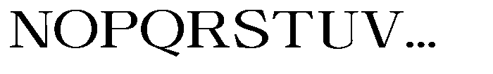 Calgine Serif Variable Calgine Serif Expanded Font UPPERCASE