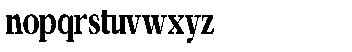 Calgine Serif Variable Calgine Serif Extra Bold Condensed Font LOWERCASE