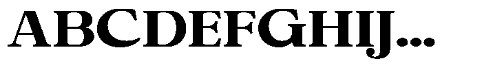 Calgine Serif Variable Calgine Serif Extra Bold Expanded Font