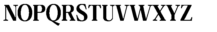 Calgine Serif Variable Calgine Serif Extra Bold Semi Condensed Font UPPERCASE