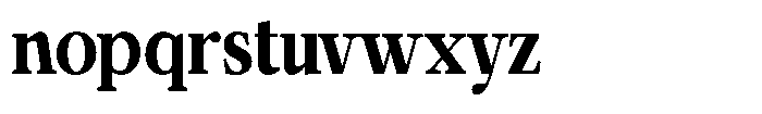 Calgine Serif Variable Calgine Serif Extra Bold Semi Condensed Font LOWERCASE