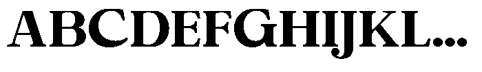 Calgine Serif Variable Calgine Serif Extra Bold Semi Expanded Font