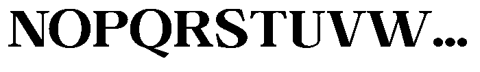 Calgine Serif Variable Calgine Serif Extra Bold Semi Expanded Font UPPERCASE