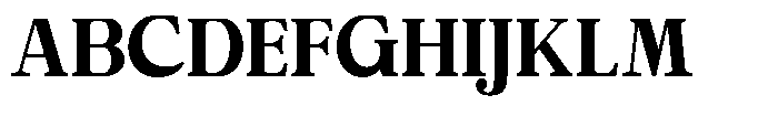 Calgine Serif Variable Calgine Serif Extra Bold Font UPPERCASE