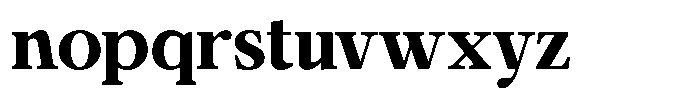Calgine Serif Variable Calgine Serif Extra Bold Font LOWERCASE