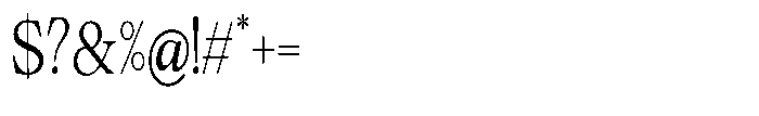 Calgine Serif Variable Calgine Serif Light Condensed Font OTHER CHARS