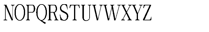 Calgine Serif Variable Calgine Serif Light Condensed Font UPPERCASE