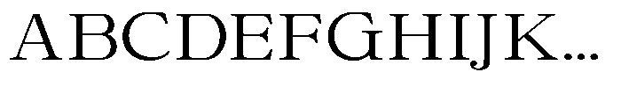Calgine Serif Variable Calgine Serif Light Expanded Font UPPERCASE