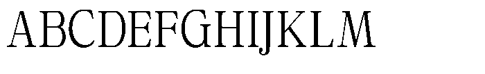 Calgine Serif Variable Calgine Serif Light Semi Condensed Font UPPERCASE