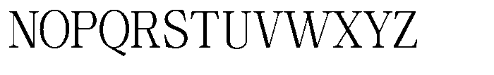 Calgine Serif Variable Calgine Serif Light Semi Condensed Font UPPERCASE