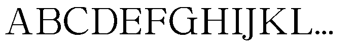 Calgine Serif Variable Calgine Serif Light Semi Expanded Font