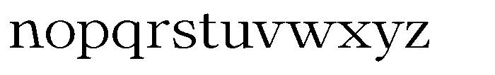 Calgine Serif Variable Calgine Serif Light Semi Expanded Font LOWERCASE