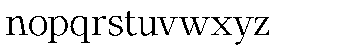 Calgine Serif Variable Calgine Serif Light Font LOWERCASE