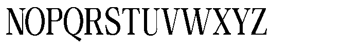 Calgine Serif Variable Calgine Serif Medium Condensed Font UPPERCASE