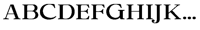Calgine Serif Variable Calgine Serif Medium Expanded Font UPPERCASE