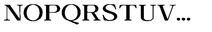 Calgine Serif Variable Calgine Serif Medium Expanded Font UPPERCASE