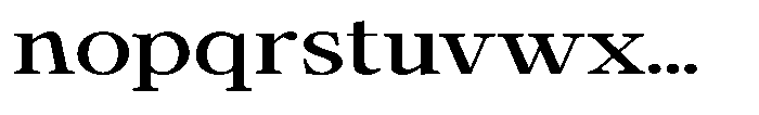Calgine Serif Variable Calgine Serif Medium Expanded Font LOWERCASE