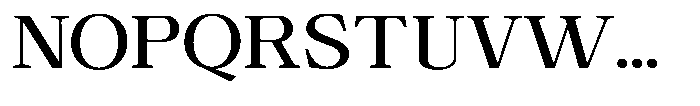 Calgine Serif Variable Calgine Serif Medium Semi Expanded Font UPPERCASE