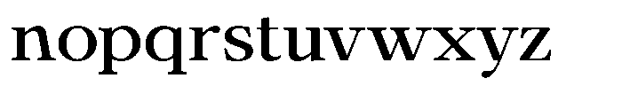 Calgine Serif Variable Calgine Serif Medium Semi Expanded Font LOWERCASE