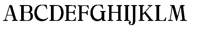 Calgine Serif Variable Calgine Serif Medium Font UPPERCASE