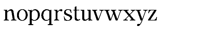 Calgine Serif Variable Calgine Serif Regular Font LOWERCASE