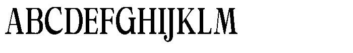 Calgine Serif Variable Calgine Serif Semi Bold Condensed Font UPPERCASE
