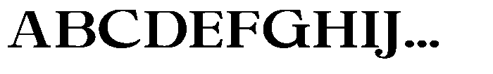 Calgine Serif Variable Calgine Serif Semi Bold Expanded Font