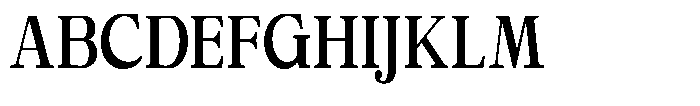 Calgine Serif Variable Calgine Serif Semi Bold Semi Condensed Font UPPERCASE