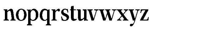 Calgine Serif Variable Calgine Serif Semi Bold Semi Condensed Font LOWERCASE