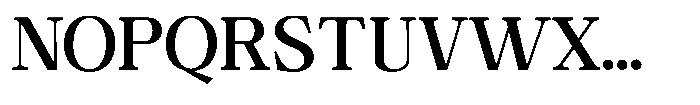 Calgine Serif Variable Calgine Serif Semi Bold Font UPPERCASE