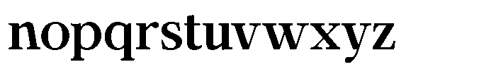 Calgine Serif Variable Calgine Serif Semi Bold Font LOWERCASE