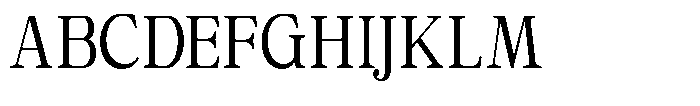 Calgine Serif Variable Calgine Serif Semi Condensed Font UPPERCASE
