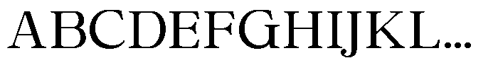 Calgine Serif Variable Calgine Serif Semi Expanded Font UPPERCASE