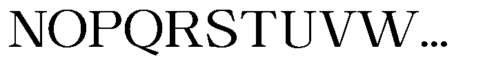 Calgine Serif Variable Calgine Serif Semi Expanded Font UPPERCASE