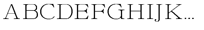 Calgine Serif Variable Calgine Serif Thin Expanded Font UPPERCASE
