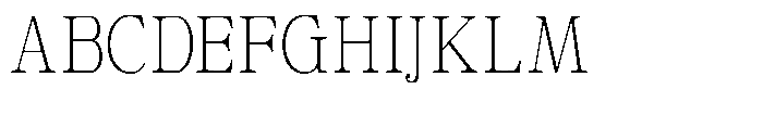 Calgine Serif Variable Calgine Serif Thin Semi Condensed Font