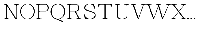 Calgine Serif Variable Calgine Serif Thin Semi Expanded Font UPPERCASE