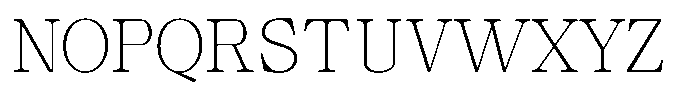 Calgine Serif Variable Calgine Serif Thin Font UPPERCASE