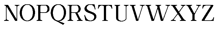 Calgine Serif Variable Regular Font UPPERCASE