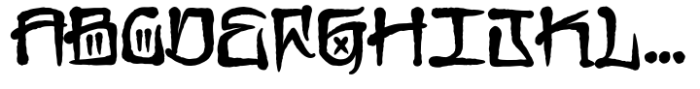 CaliCholo Graffiti Bold Font UPPERCASE