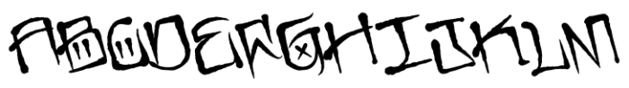 CaliCholo Graffiti Lean Font UPPERCASE