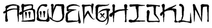 CaliCholo Graffiti Regular Font UPPERCASE
