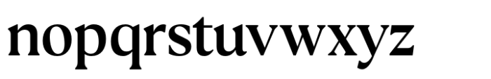 Calibra Text Medium Font LOWERCASE