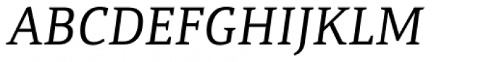 Calicanto Regular Italic Font UPPERCASE